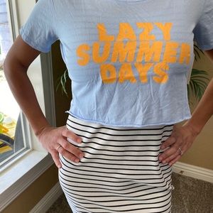 NWT Billabong XS soft short sleeve crop top (29.95)